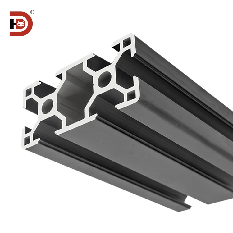 product industrial extruded aluminum profiles 3060 black assembly line 3060 aluminum alloy profiles-6