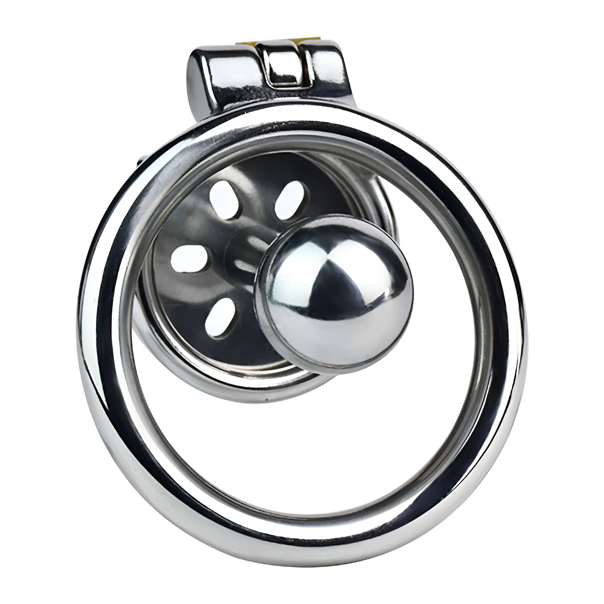 Cage De Chasteté Réglable Avec Anneau Et Verrou - SM Bondage - Neuf