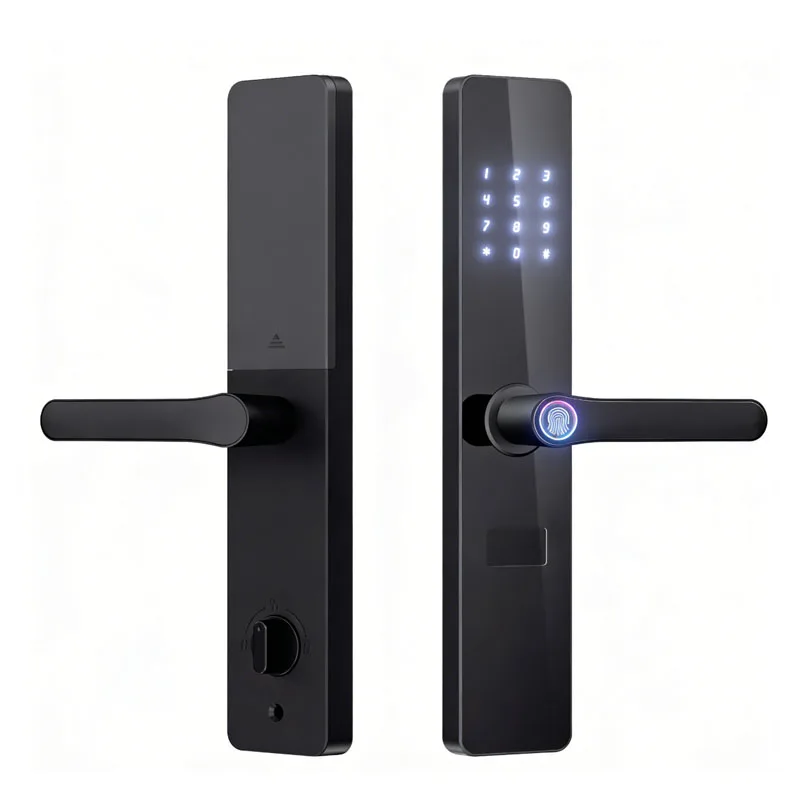 ล็อกประตูความปลอดภัยสำหรับบ้านอัจฉริยะ รองรับ Wi-Fi และแอปพลิเคชัน ควบคุมระยะไกล ใช้ลายนิ้วมือและรหัสผ่าน ทำจากอลูมิเนียมอัลลอยด์ยี่ห้อ Kaisstar