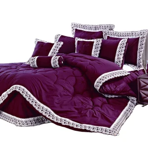 Hot Sale Cheap Wholesale Embroidery king Size Quilt Patchwork Comforter Set