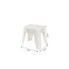 [Blanco puro] Taburete de baño pequeño 8058