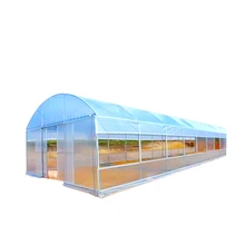 High Strength Commercial Agricultural Poly Arch Green House Tomato PO Film Greenhouse For Sale