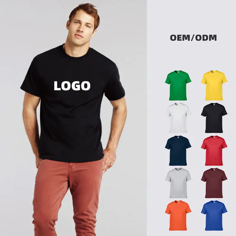 High Quality Cotton Custom T Shirts Your Own Brand Blanks Comfort
