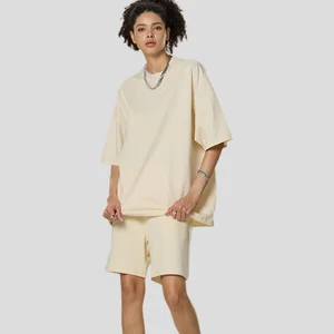 High Quality 100% Cotton 350G Short Sleeve T-Shirt Soft Quick Dry with Printed Pattern for Male and Female Couples