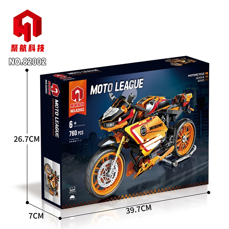 Juhang 82002 Motorcycle Series Model HP2 Moto Toy Build Blocks Model Building Blocks Toys for Boys