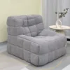 Gray-one-piece high density sponge-corduroy fabric