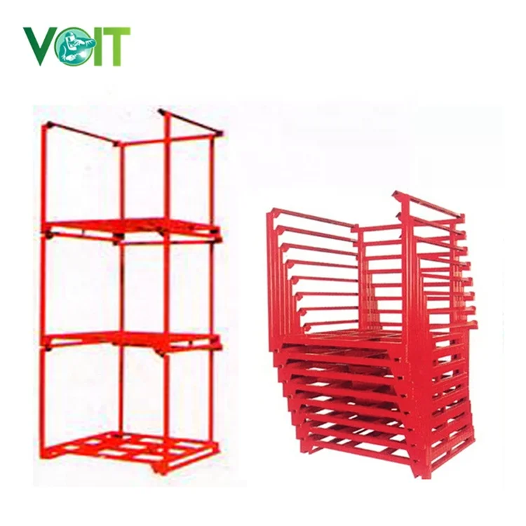 OEM ODM Transport Stacking Metal Nesting Frame Rack Nestainer Steel Cage for Fabric Rolls