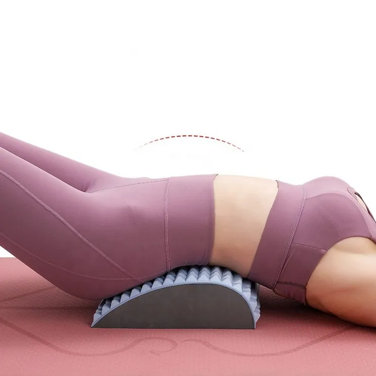 Multifunction Ab Mat EVA Stretch Back Abdominal Exercise Massage the Head and Back Lumbar Support Pillow Yoga Mat