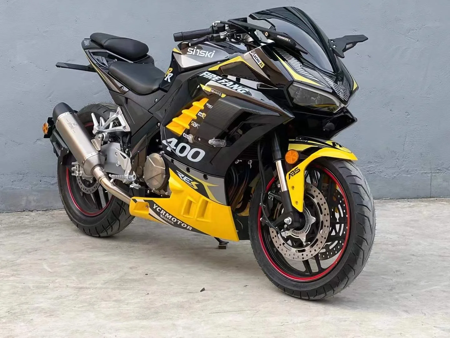 Euro 5 Motorcycle Water Cooling Double Cylinder 400CC Engine EFI ABS  Off Road Racing Motorcycle with TFT Speedometer