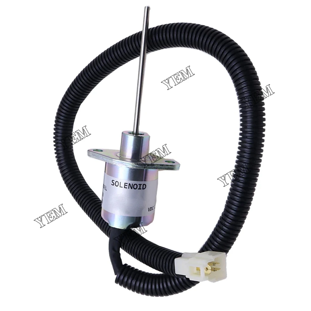 Diesel Engine Fuel Shutdown Solenoid Valve SA-4310-T for Kubota Excavator 12V
