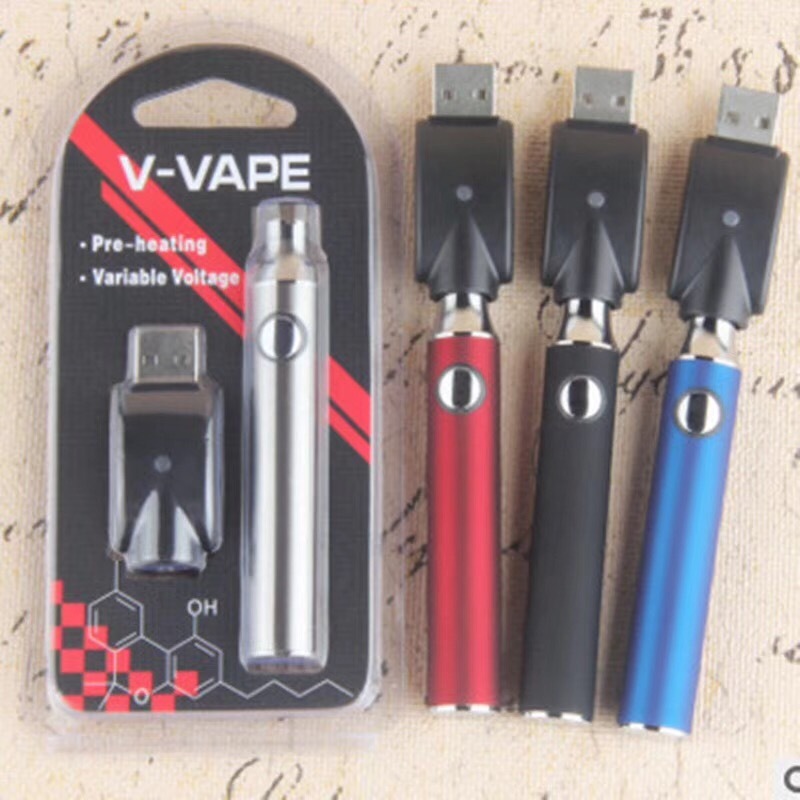 
2019 Vapeyoung блистерный стартовый комплект, регулируемое напряжение, V-VAPE 650 мАч, батарея для электронной сигареты 