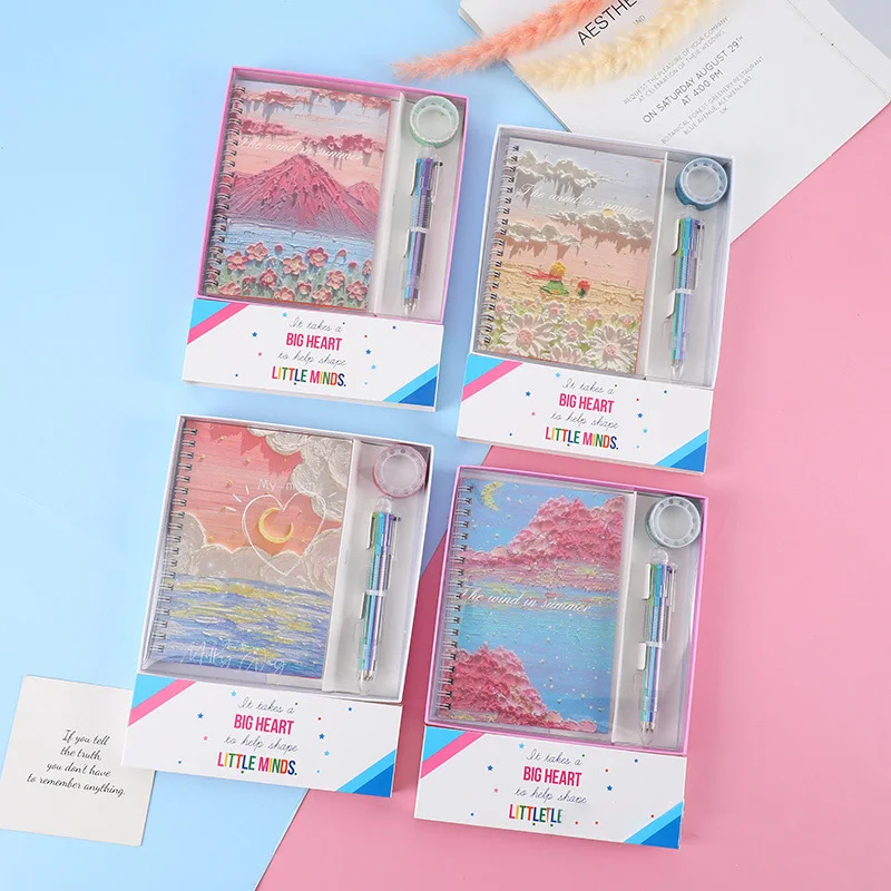 School Supplies Wholesale Stationery Set Journal Notebook And Pen