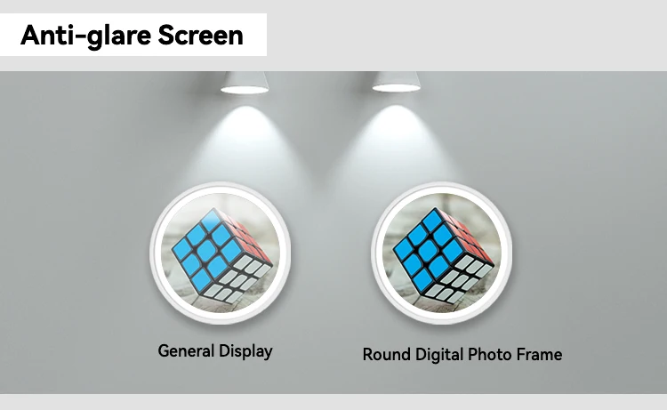 High Brightness Indoor 23.6 Inch Round Lcd Digital Signage Display ...