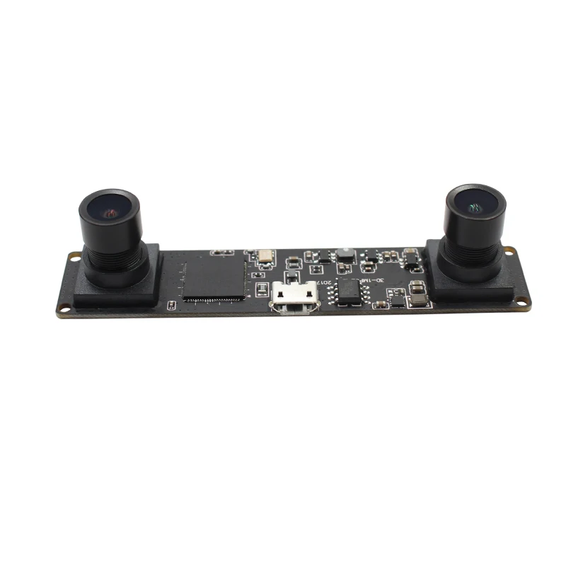 ELP OEM Dual Lens Synchronous 1.3MP OV9715 MJPEG 60fps Machine Vision People Counting HD Video Camera for Robot ,VR