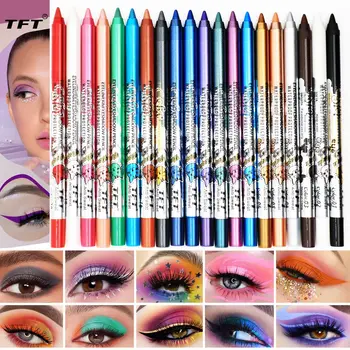 private label makeup eyeliner halloween coloring multi-color pearlescent eye shadow new waterproof long-lasting eyeliner gel pen