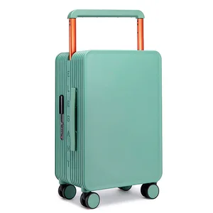 Factory Wholesale PC Luggage With Wide Trolley 20/24inch Suitcase With Universal Wheel Outdoor Travel Luggage