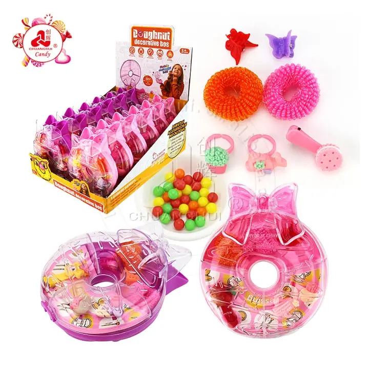 Мультяшные украшения для девочек и шкатулка для украшений с мороженым, игрушечные конфеты
