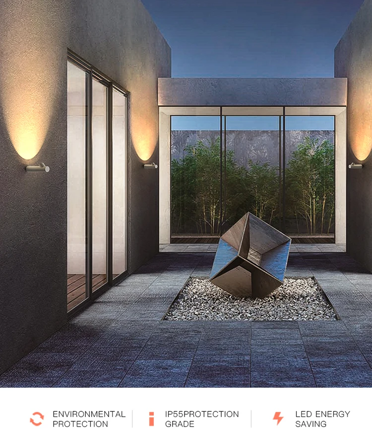 Amazon Wall lamps Courtyard LED Wall Lamp Driveway Landscape lighting Waterproof street Garden Lights Outdoor Wall light