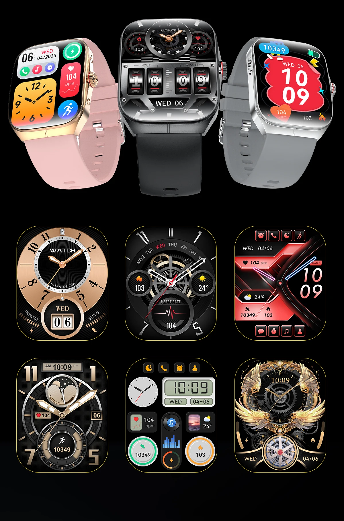 Chinese factory supplier supply  1.95inch Amoled Hk80 Smart Watch Women Health Voice Assistant Bt Call Ip68 Waterproof Rotating Crown Sports Smart Watch For Men - Buy Hk80 Smart Watch Sports Smart Watch For Men women Health Smart Watch