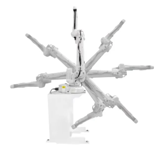 IRB 120 Mini  6 Axis Robot Arm with IRC5 Compact Controller for Picking  and Placing Robot Arm With Gripper