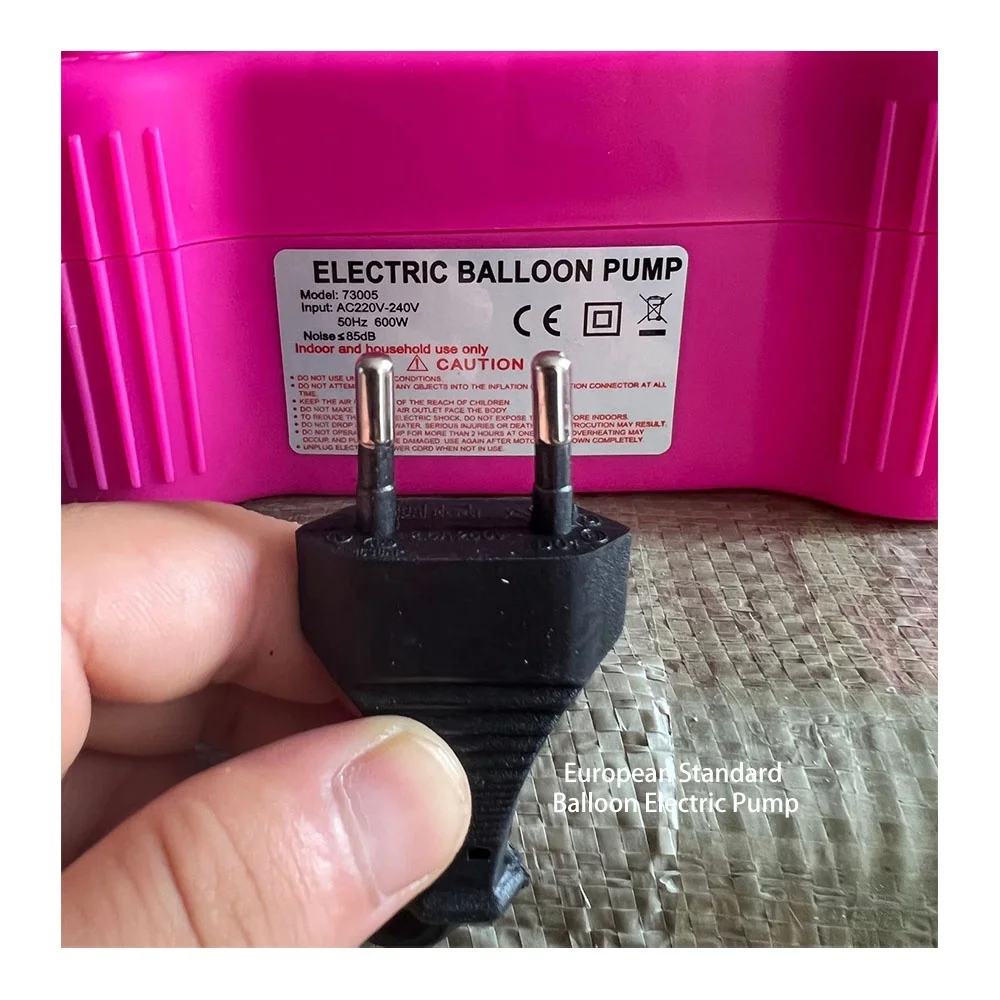 Pompe à ballon électrique 800W avec minuterie, gonfleur professionnel à  double trous avec fonction de mémoire, interrupteur au pied 800W