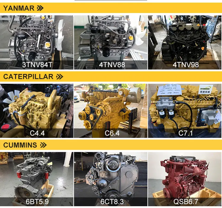 C6.4 C9 C9.3 C-15 Engine Diesel C11 C12 C13 C15 Engine Assembly for Wheel Loader 966H Crawler Excavator Cat
