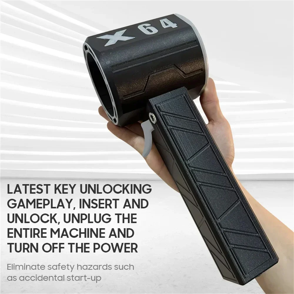 X64 Handheld  Fan Car Violent Air Blower Wireless Air Gun 64mm Brushless Motor Powerful Electric Strong Dust Blower