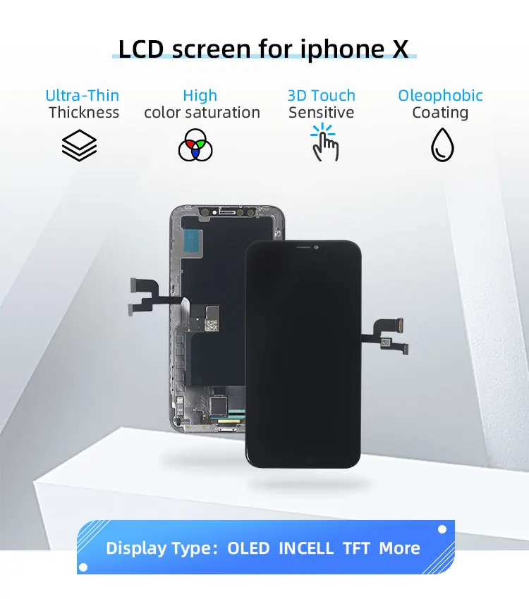 lcd screen on iphone x free sample