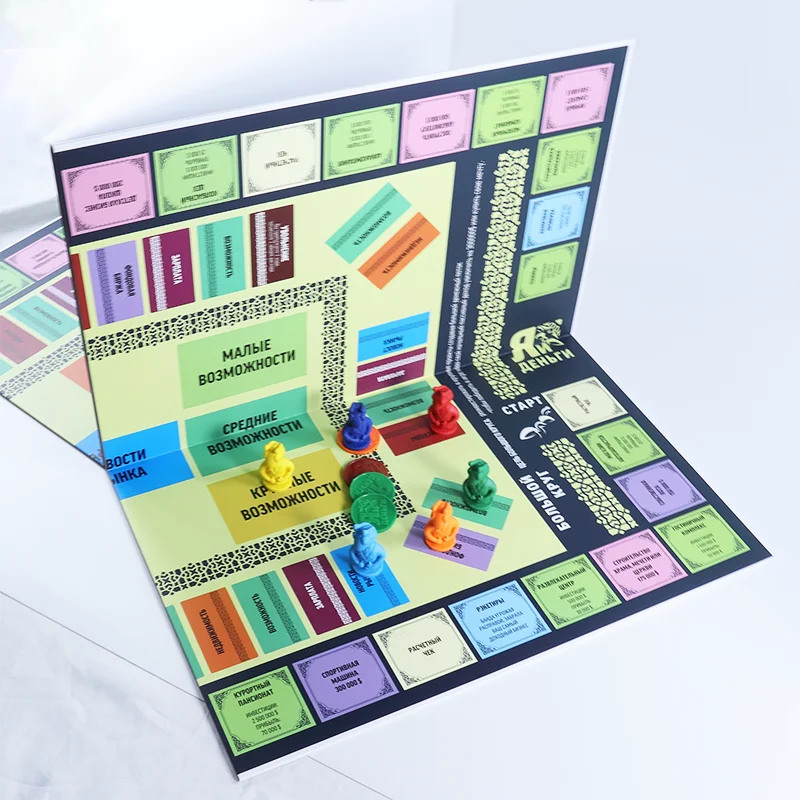 Custom French Card Game Printing Board Game with Box for Gambling
