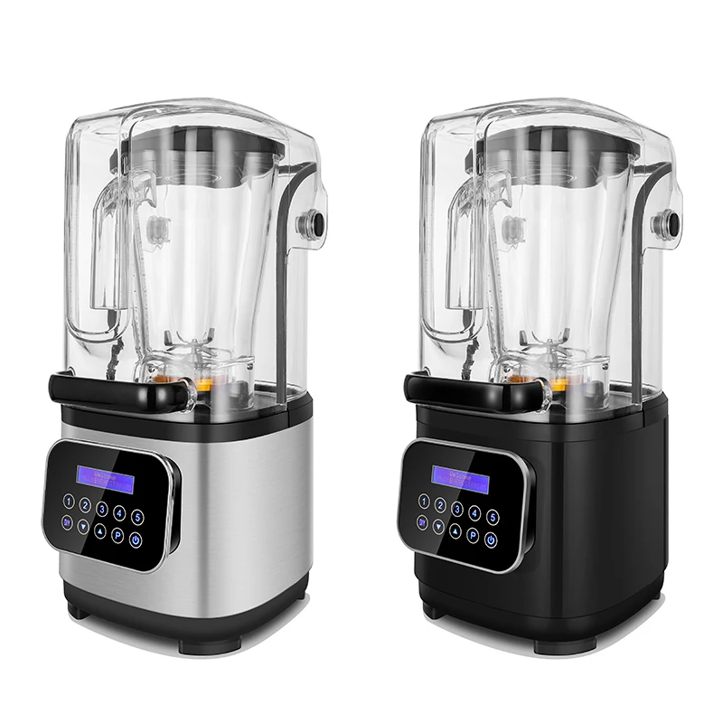 Silent Heavy Duty Soundproof Blender With Cover Blenders Low Noise Quiet Blender with Soundproof Cover