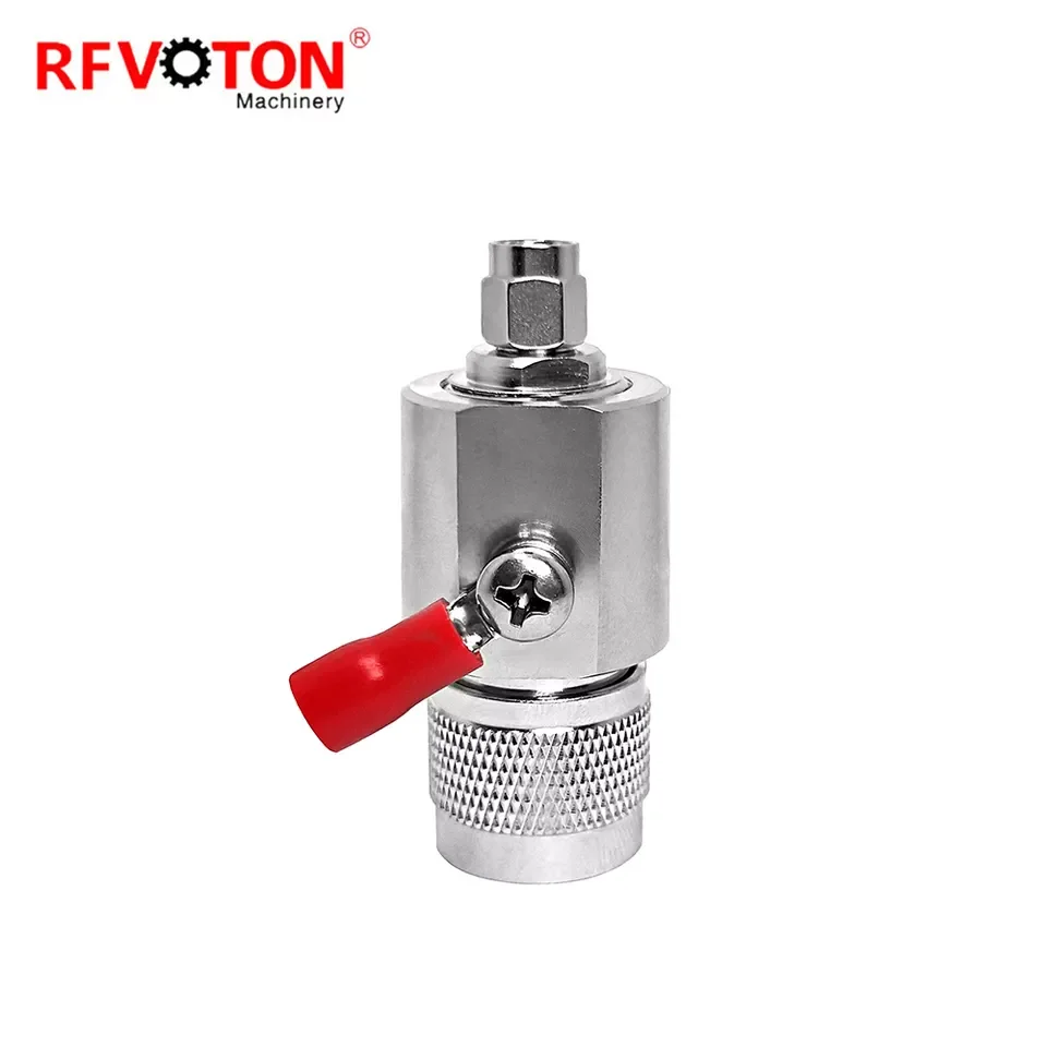 N Male To RP SMA Male Surge Arrester Antenna Protection RF Lightning Arrester Surge Protector Thunder arrester factory