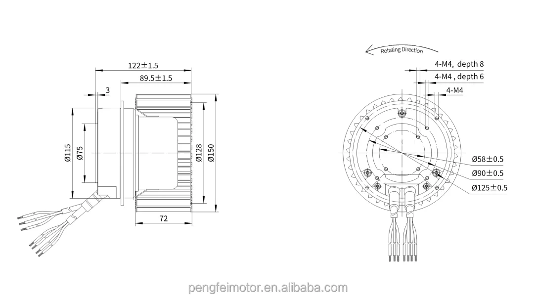 Fan Coil Unit, ERV, 220VAC, 133mm - detail 18