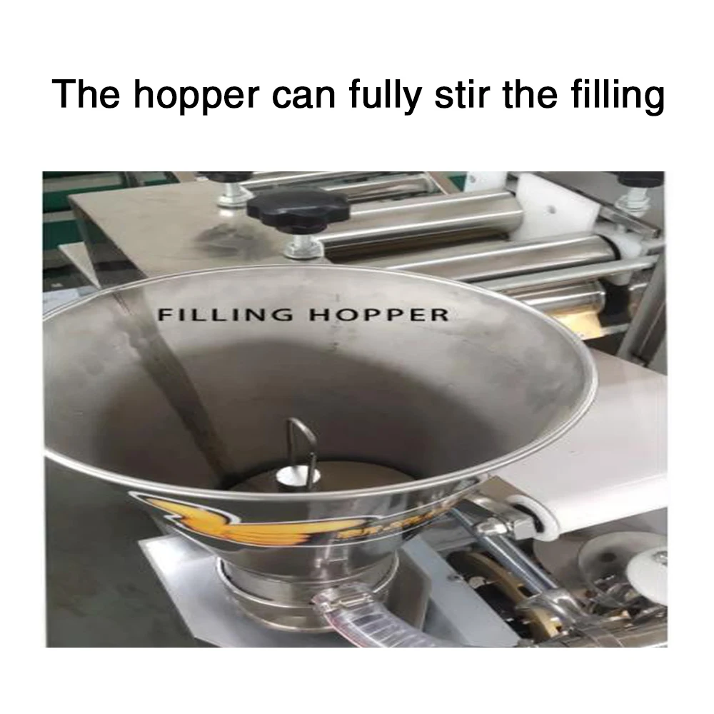 Multifunctional Full Automatic Round Samosa Large Easy Dumpling Making Machine Triangle Shape Maker Mold Restaurant - Image 3