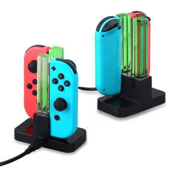 Game Accessories Switch Handle Charger NS Joycom Charging Base Colorful Four-seat