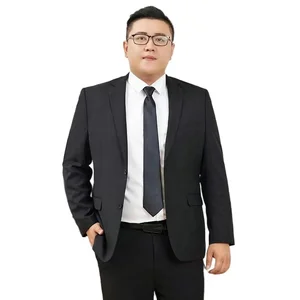 2014 Factory Price Plus-size Men's Suit Three-piece Suit Jacket Loose Version Suit Customization