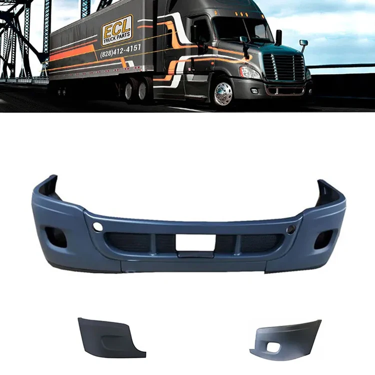 Custom American Semi Truck Front Bumper Kit Chrome Deer Guard Body Kit