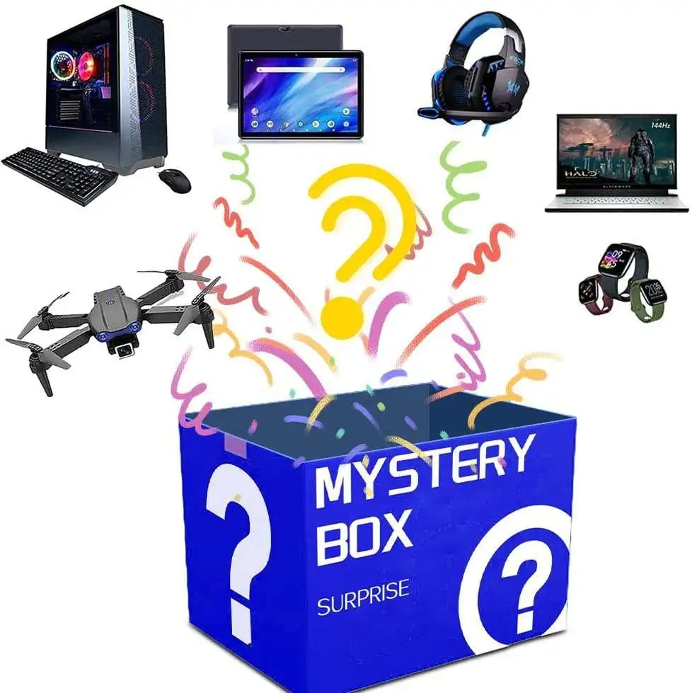 Hot Seller Mystery Boxes Electronics Lucky Box Gaming Headphones Drone
