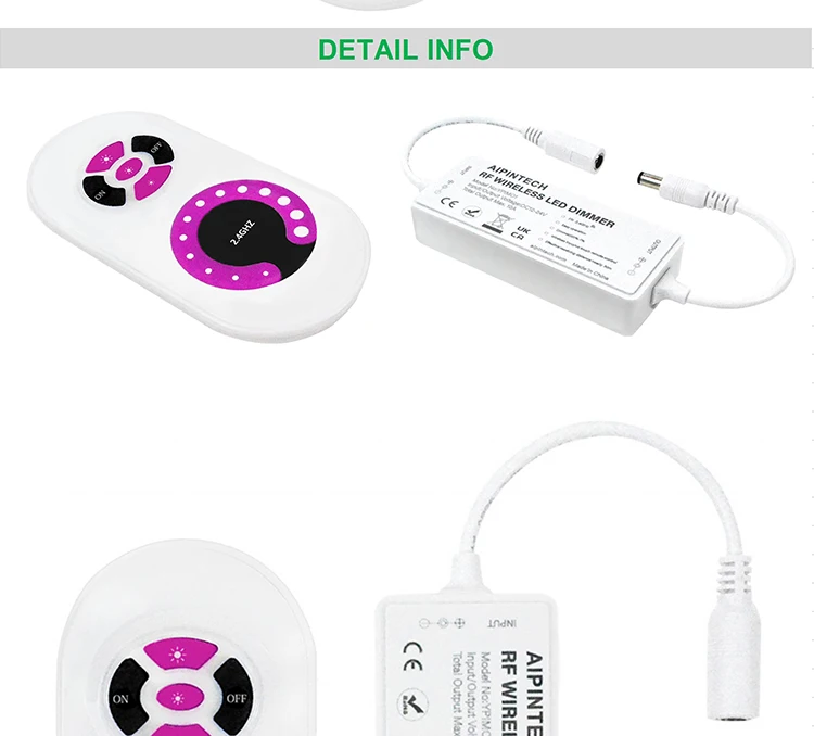 Custom Led Neon Sign Lights Dimmer 12v Flex Single Color Strip 2.4ghz