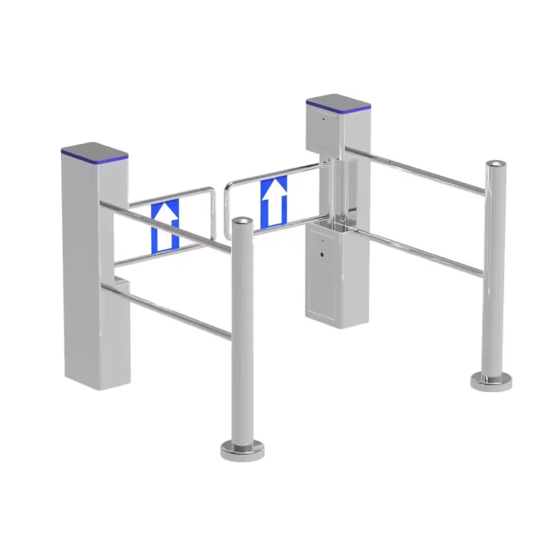 Automatic Supermarket Security Access Control System Entrance Turnstile Free Open Swing Barrier Gate