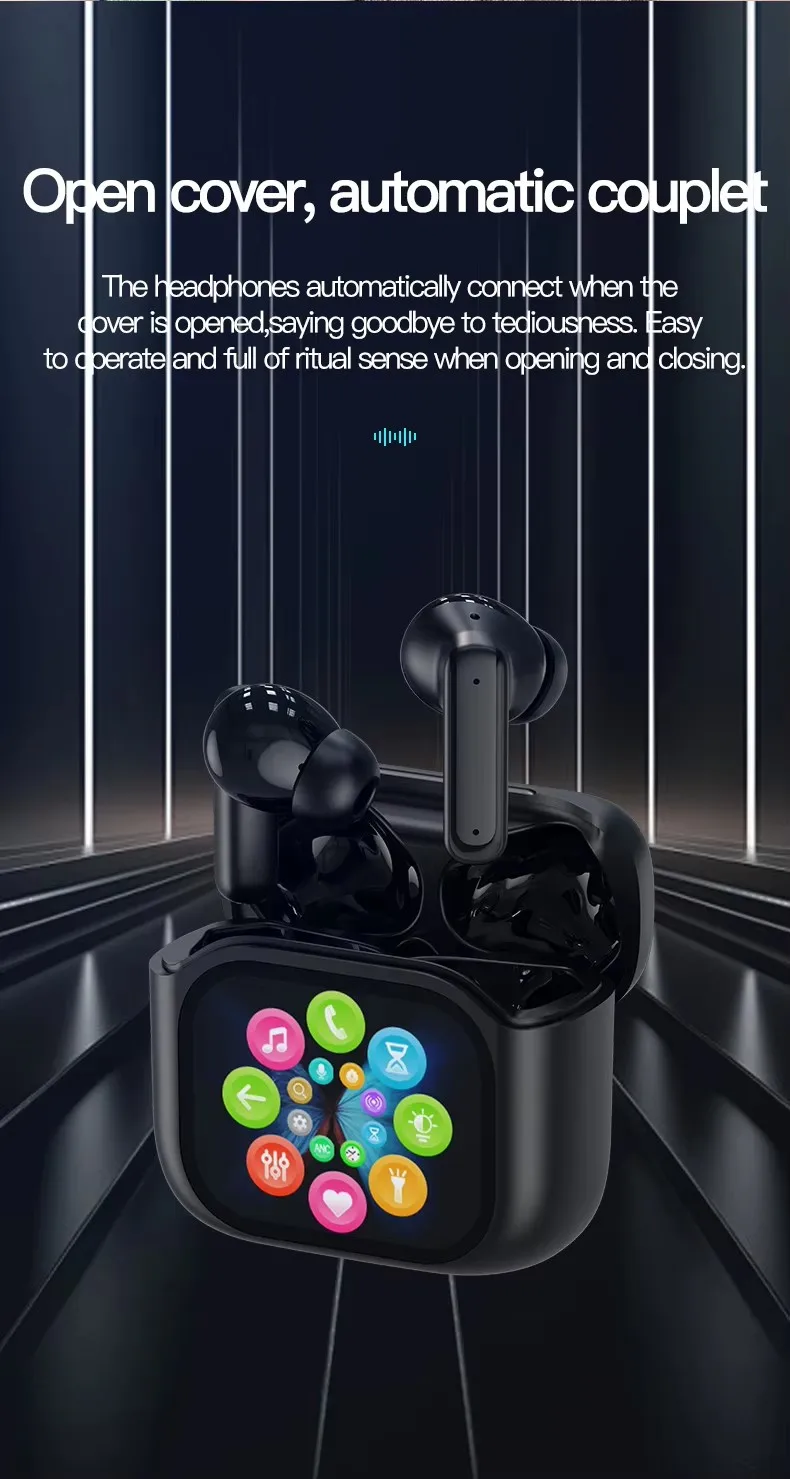 Most Popular BY-16 Sport Game Earphone BY16 Low Delay Gaming Headset TWS Earphones & Headphones LED Screen Touch Gaming Headsets