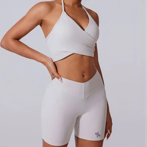 Custom Quick Dry Sports Bra Workout Wear Leggings Fitness Yoga Wear Active Wear Sets 2 Pieces Sets