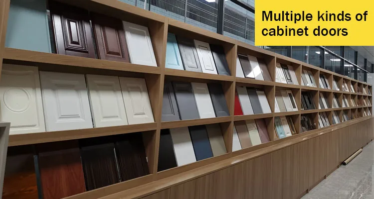 Kitchen cabinet new model with different organization hacks supplier