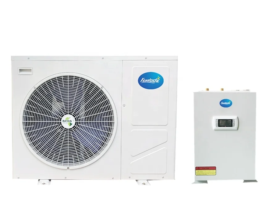 FANTASTIC R32 High Energy Saving Series EVI 16kw Inverter Air to Water Heat  Pump Water Heater