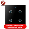 Zigbee Black 4Gang