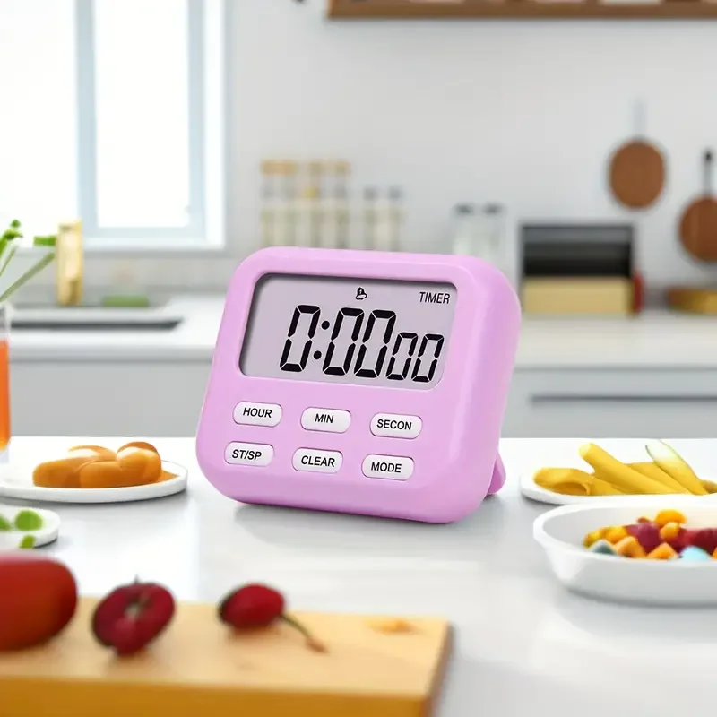 2024 Promotion Mini Portable Kitchen Timer Smart Electronic Countdown Magnetic Digital Timer With LCD Display