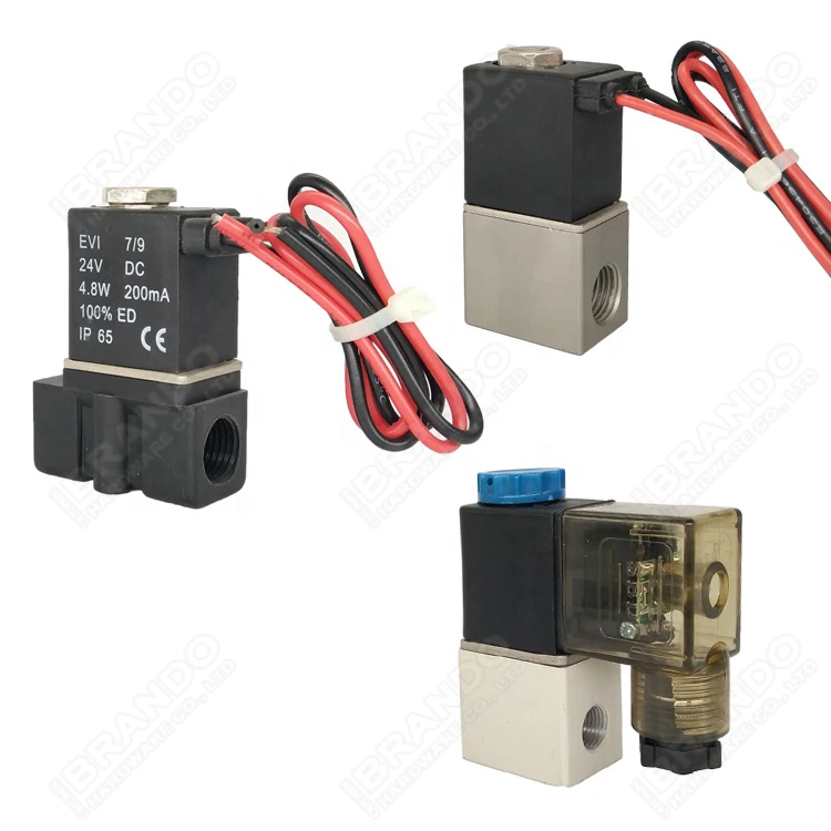 Pneumatic 220V 12V 2 Way Solenoid Valve 2V025-08 2V025-06 2P025-08