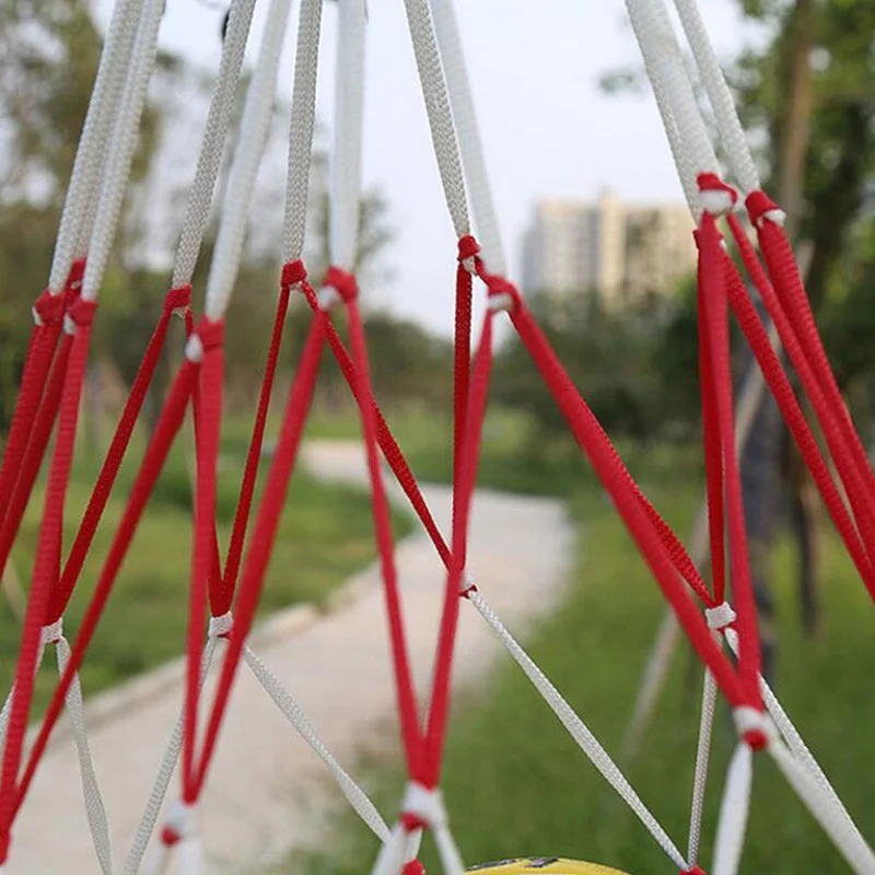 ActEarlier футбол баскетбол волейбол Футбол регби мяч сумка для хранения Draw шнур сетка мешок мяч Carry Net для 7-10 мяч