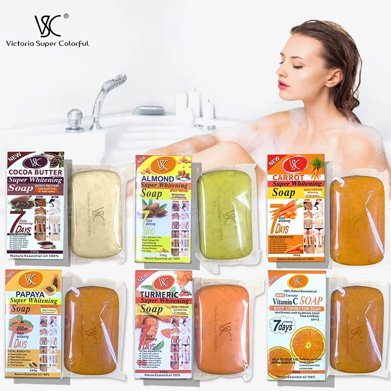 Savon Gommant Papaye Carotte Vitamine C Acide Kojique - 120 Ml - Neuf Bio