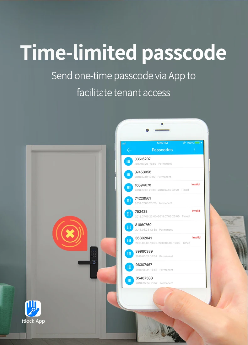 UEMON Smart Home Tuya App Smart Security Door Lock TTlock App Remote Control Door Locks