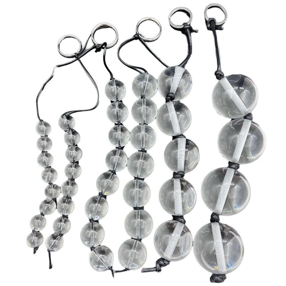 Women's Crystal Massager Anal Sex Toys 40mm Glass Anal Beads and Vaginal Balls Anal Plug Women's Crystal Massager Anal Sex Toys 40mm Glass Anal Beads and Vaginal Balls Anal Plug